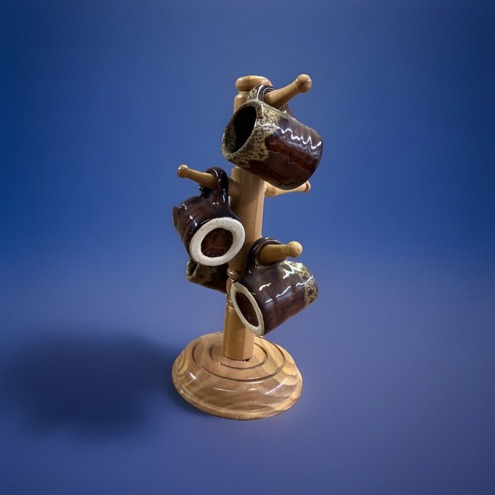 Coffee Tree stand‎ With Four Mini Coffee Cups